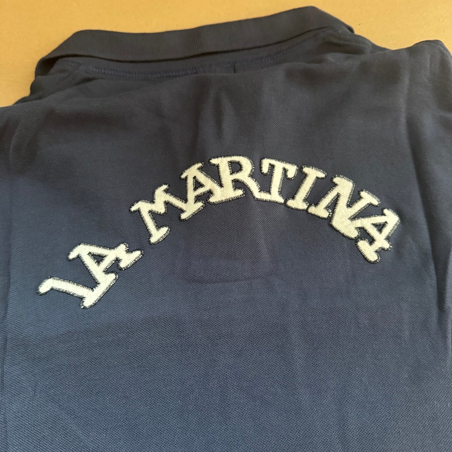 La Martina Porsche 2010 retro poloshirt in grey