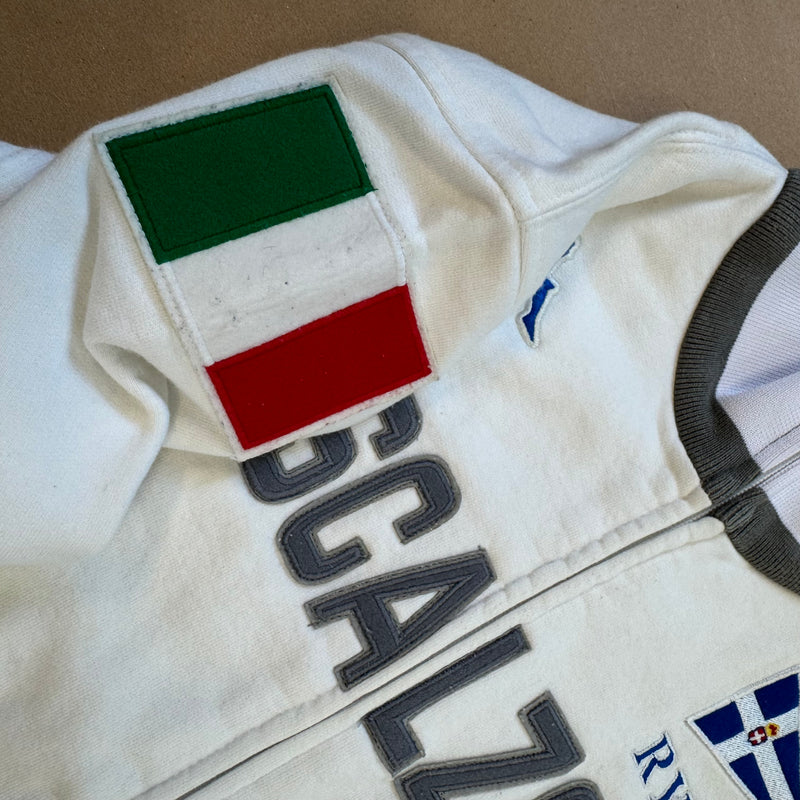 Detailansicht: Sourced limited accessories and clothes Mascalzone Italia Kappa vintage zip-up – Logo, Nähte oder Material