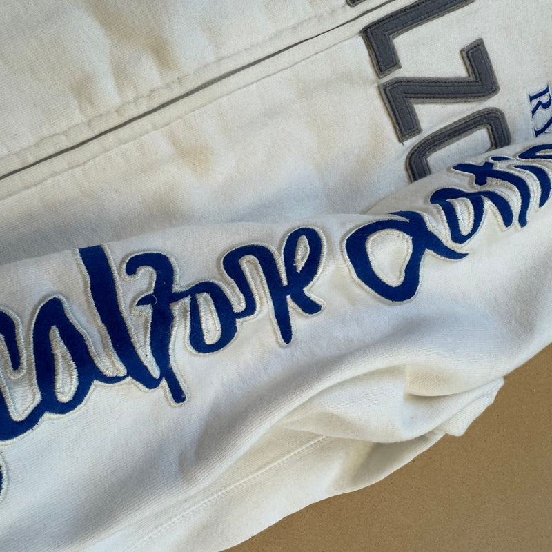 Detailansicht: Sourced limited accessories and clothes Mascalzone Italia Kappa vintage zip-up – Logo, Nähte oder Material