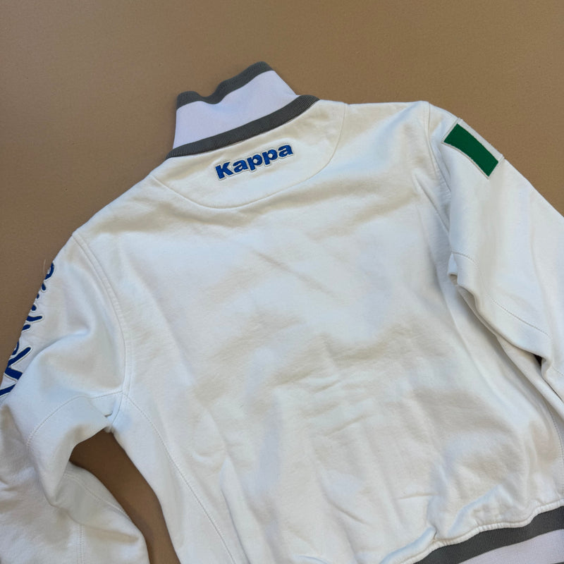 Detailansicht: Sourced limited accessories and clothes Mascalzone Italia Kappa vintage zip-up – Logo, Nähte oder Material