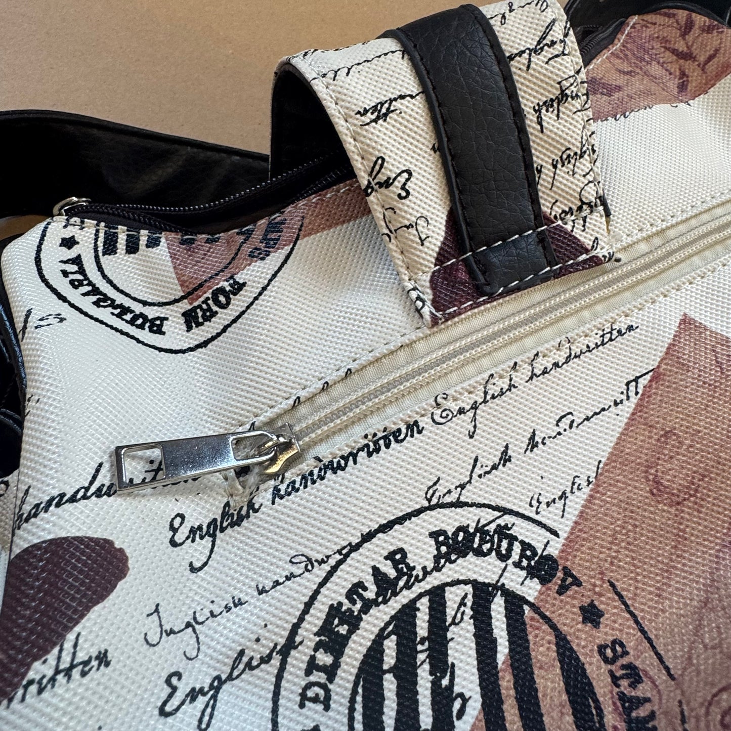 Vintage Butterfly leather-like designer handbag