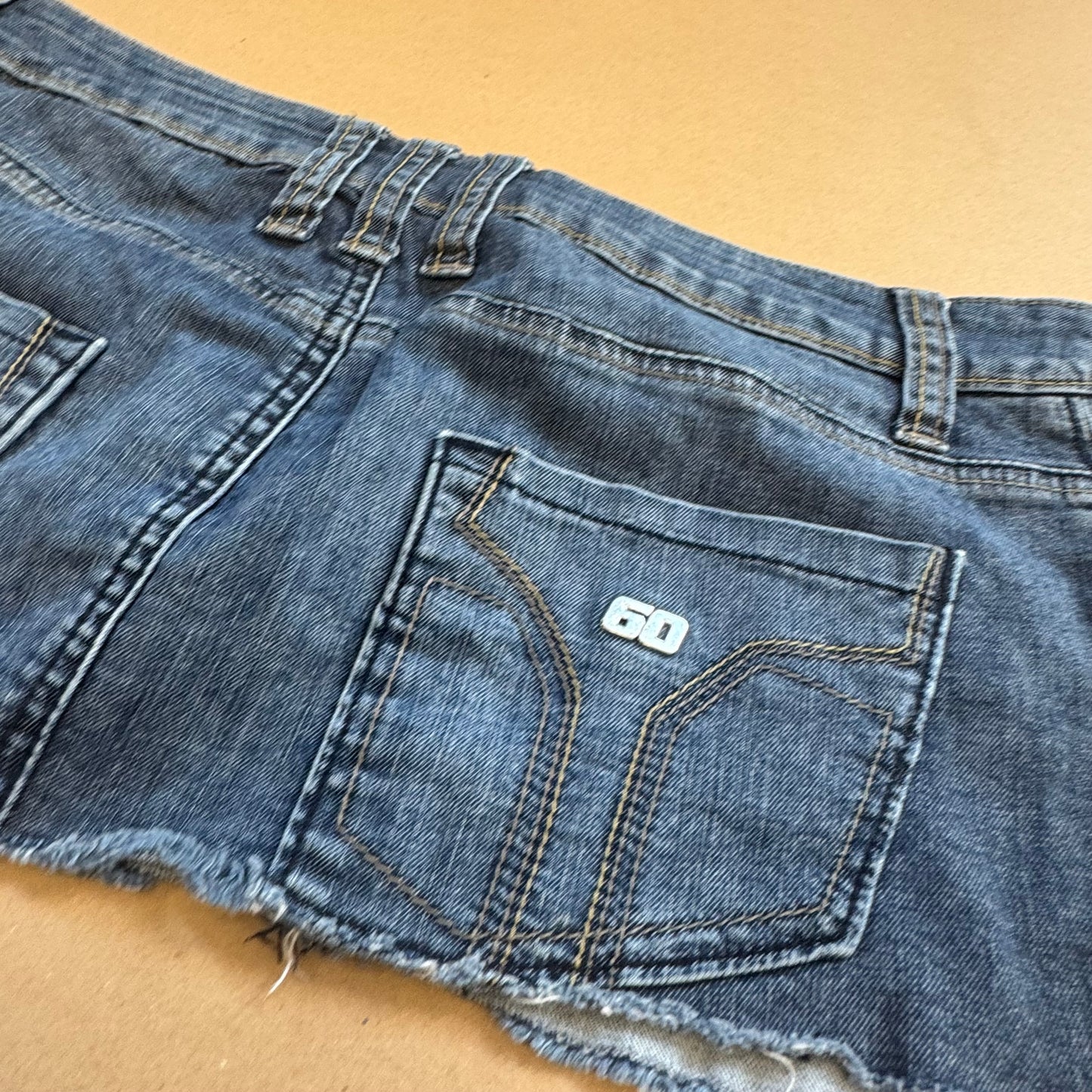 Miss Sixty denim 90s mini skirt