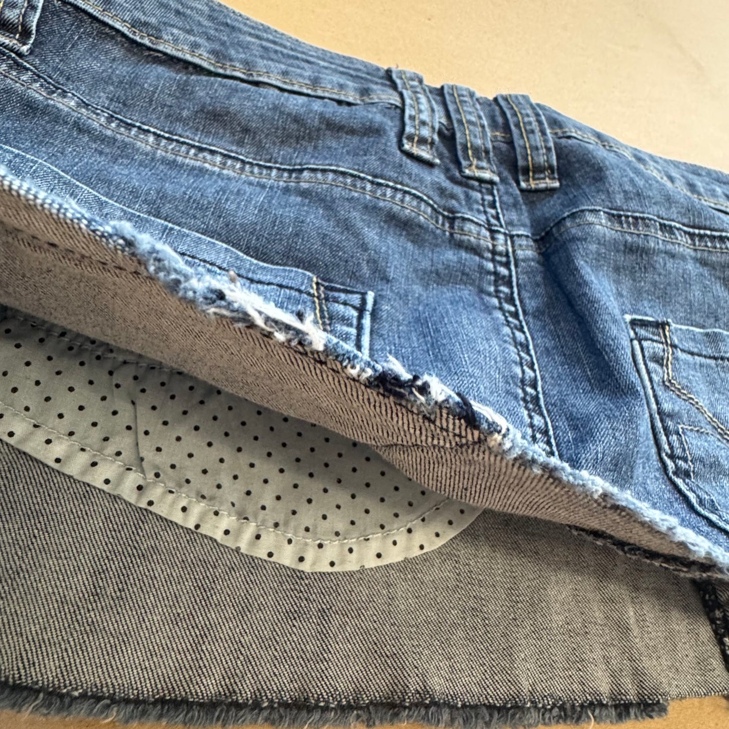 Miss Sixty denim 90s mini skirt