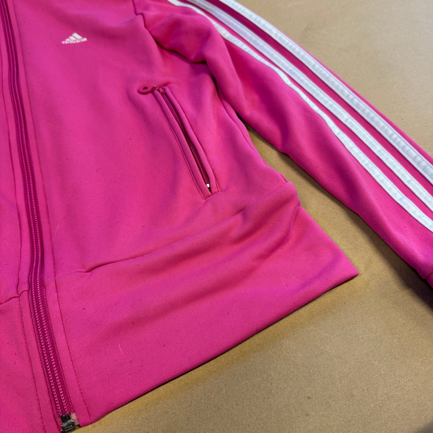 Adidas Y2K vintage pink women’s track jacket