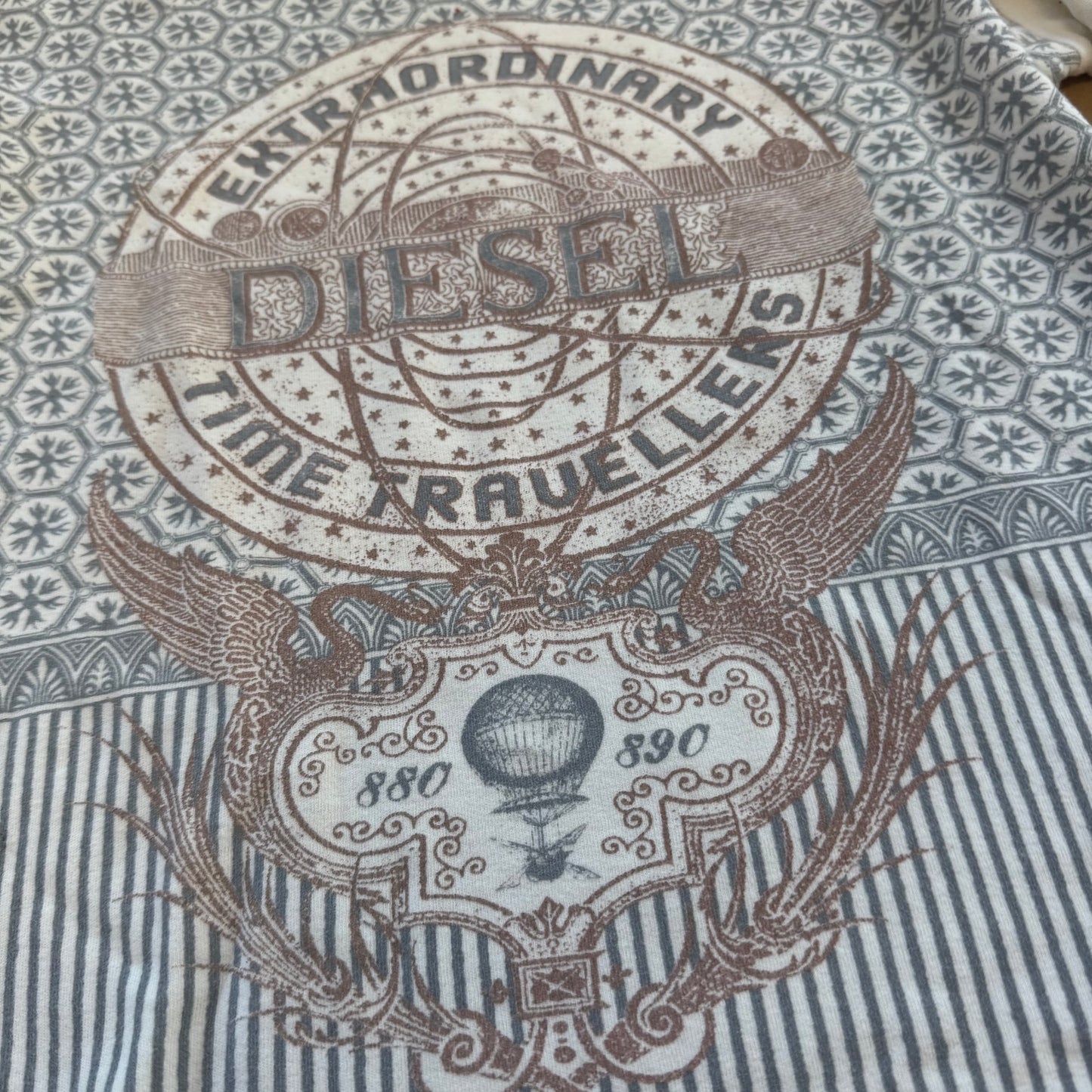 Diesel Extraordinary Time Travellers graphic longsleeve