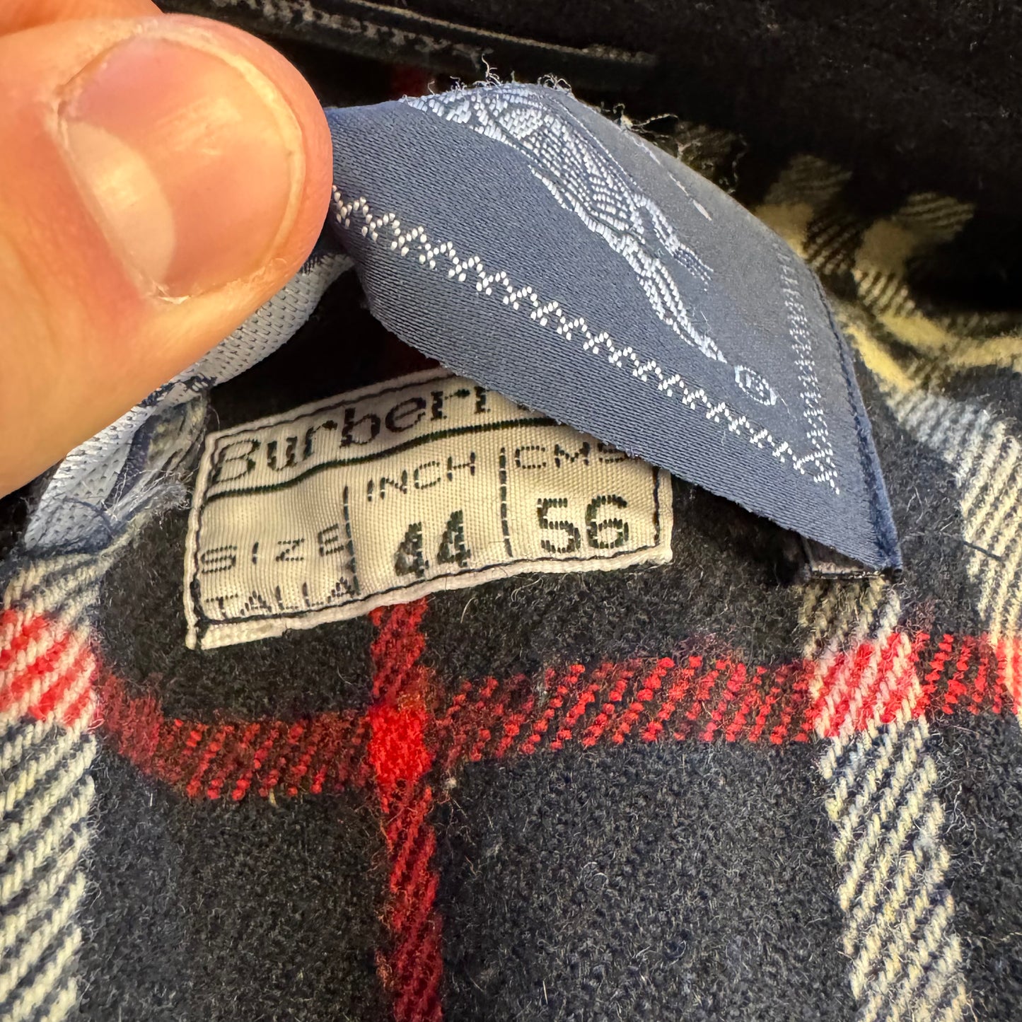 Burberry’s vintage wool winter coat used