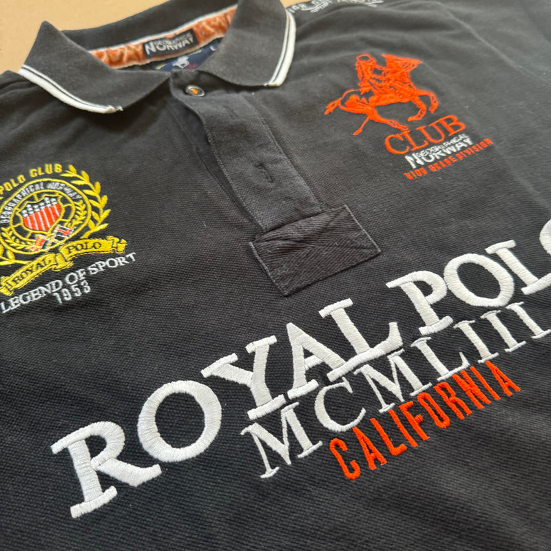 Detailansicht: Sourced limited accessories and clothes California Royal Polo by Geographical Norway – Logo, Nähte oder Material