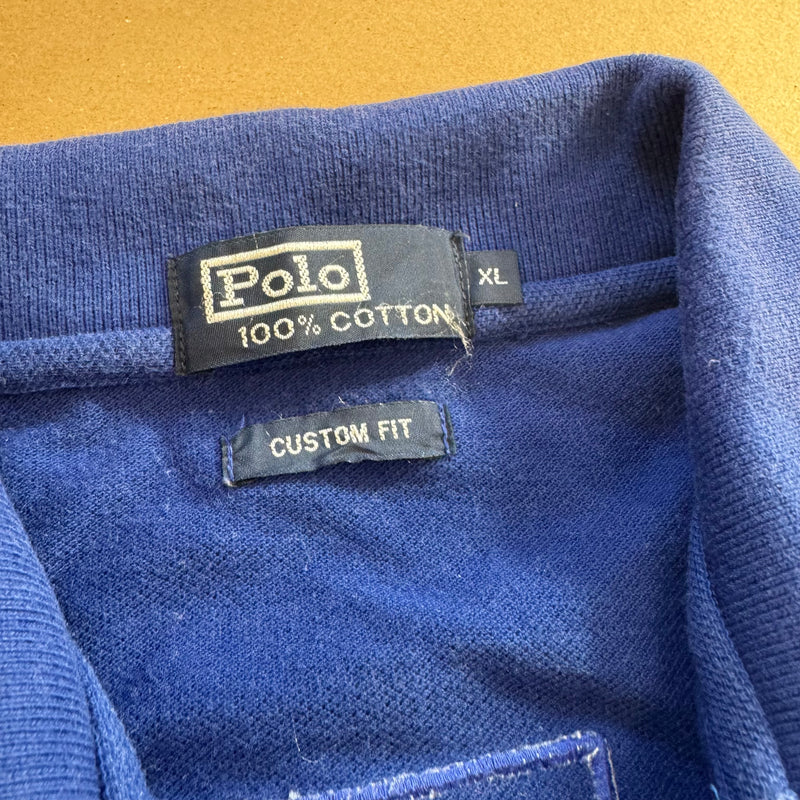 Detailansicht: Sourced limited accessories and clothes Polo Ralph Lauren Italia vintage poloshirt – Logo, Nähte oder Material