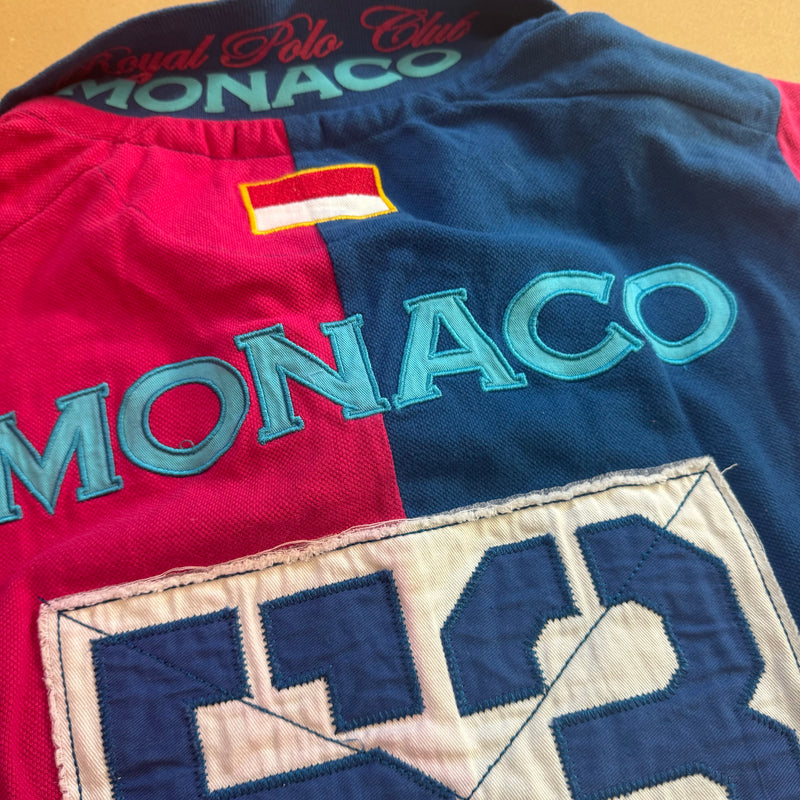 Detailansicht: Sourced limited accessories and clothes Monaco Monte Carlo Polo Club shirt – Logo, Nähte oder Material