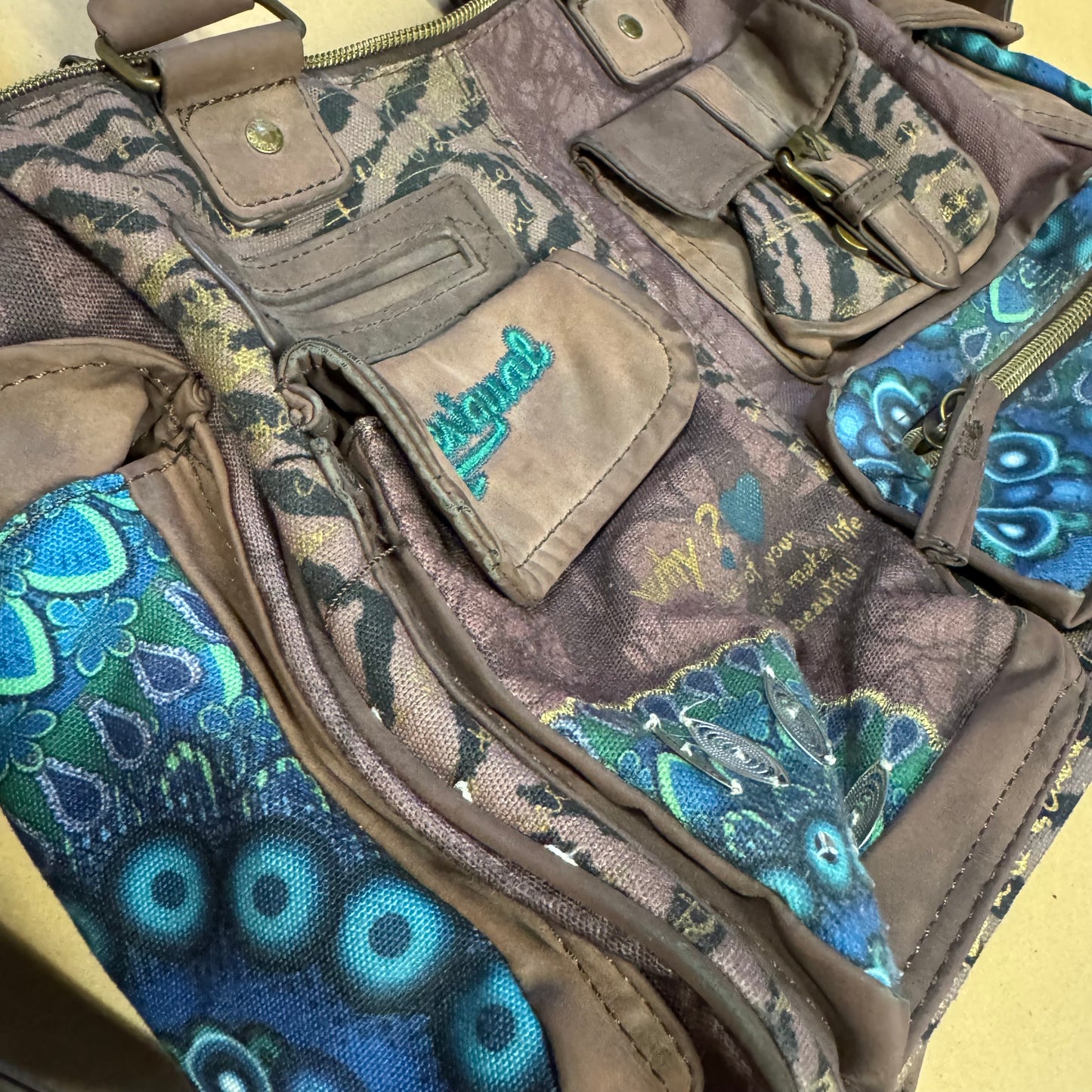 Vintage Desigual brown 90s handbag