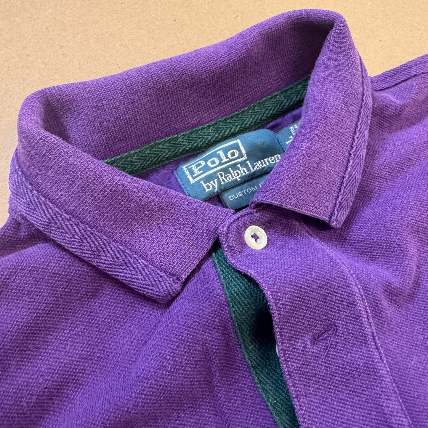 Polo Ralph Lauren vintage purple poloshirt