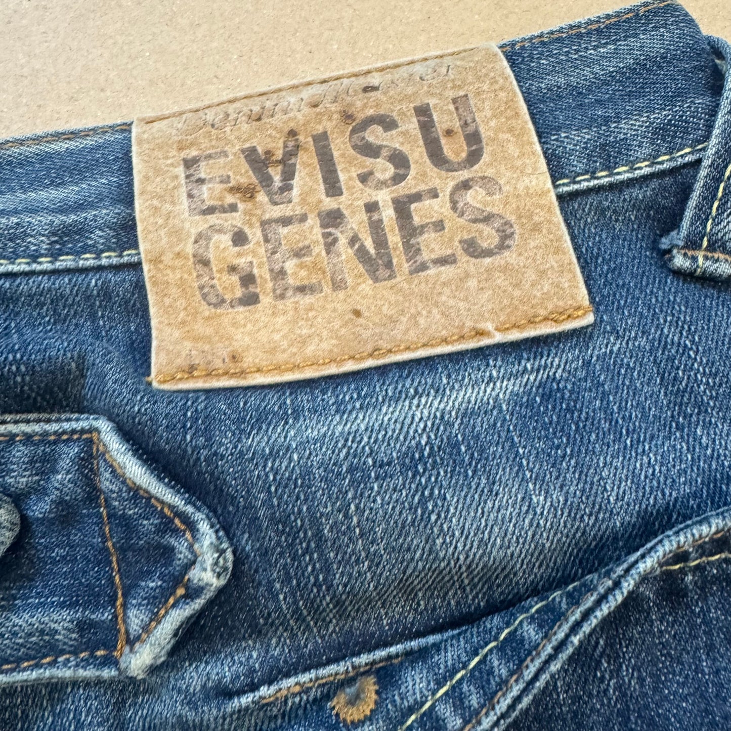 Evisu Genes vintage denim jeans