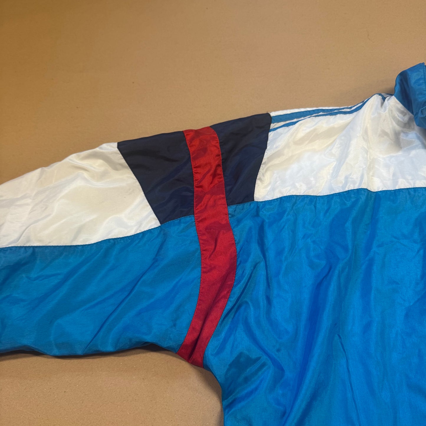 Vintage Adidas oversized skyblue track jacket