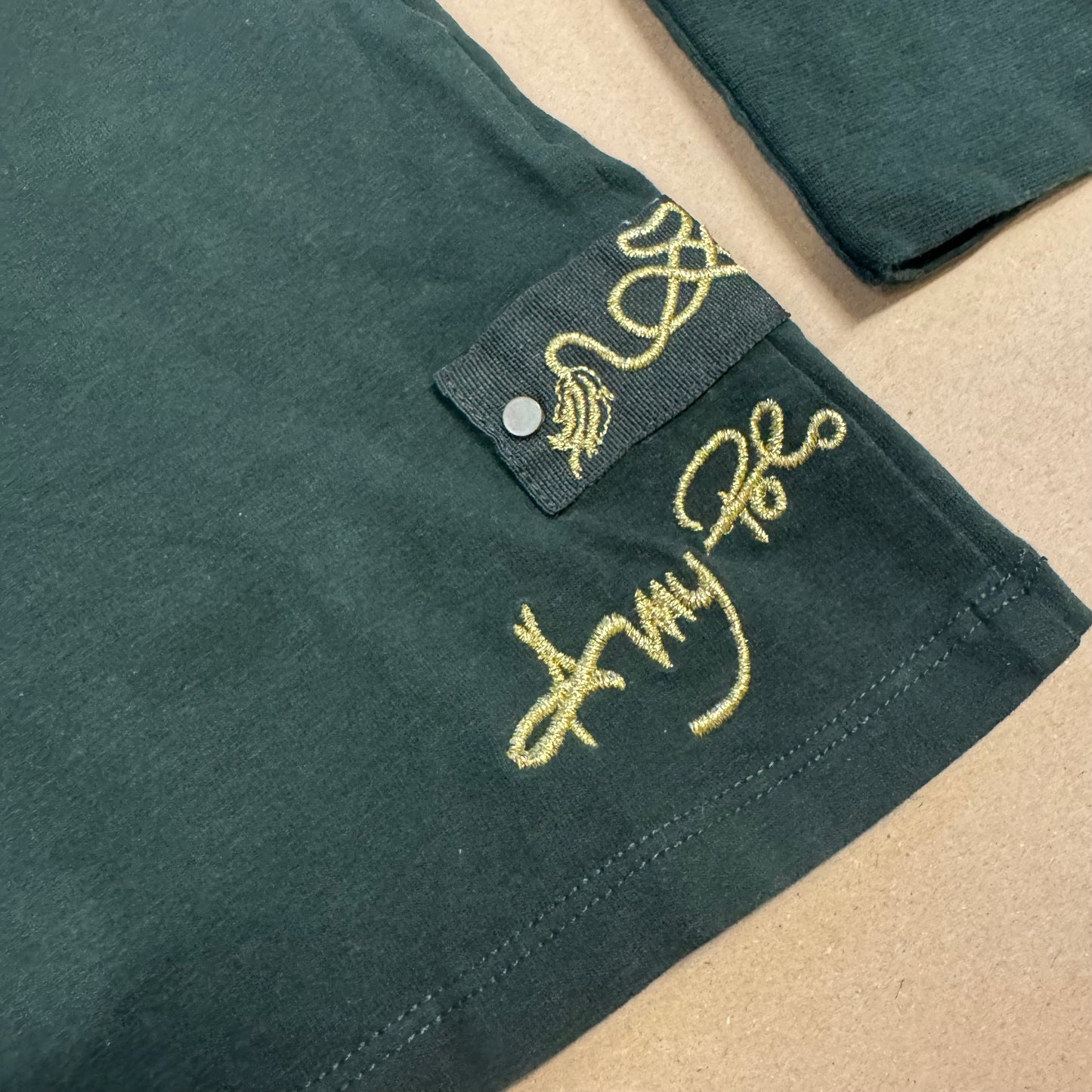 Vintage La Martina womens army longsleeve polo