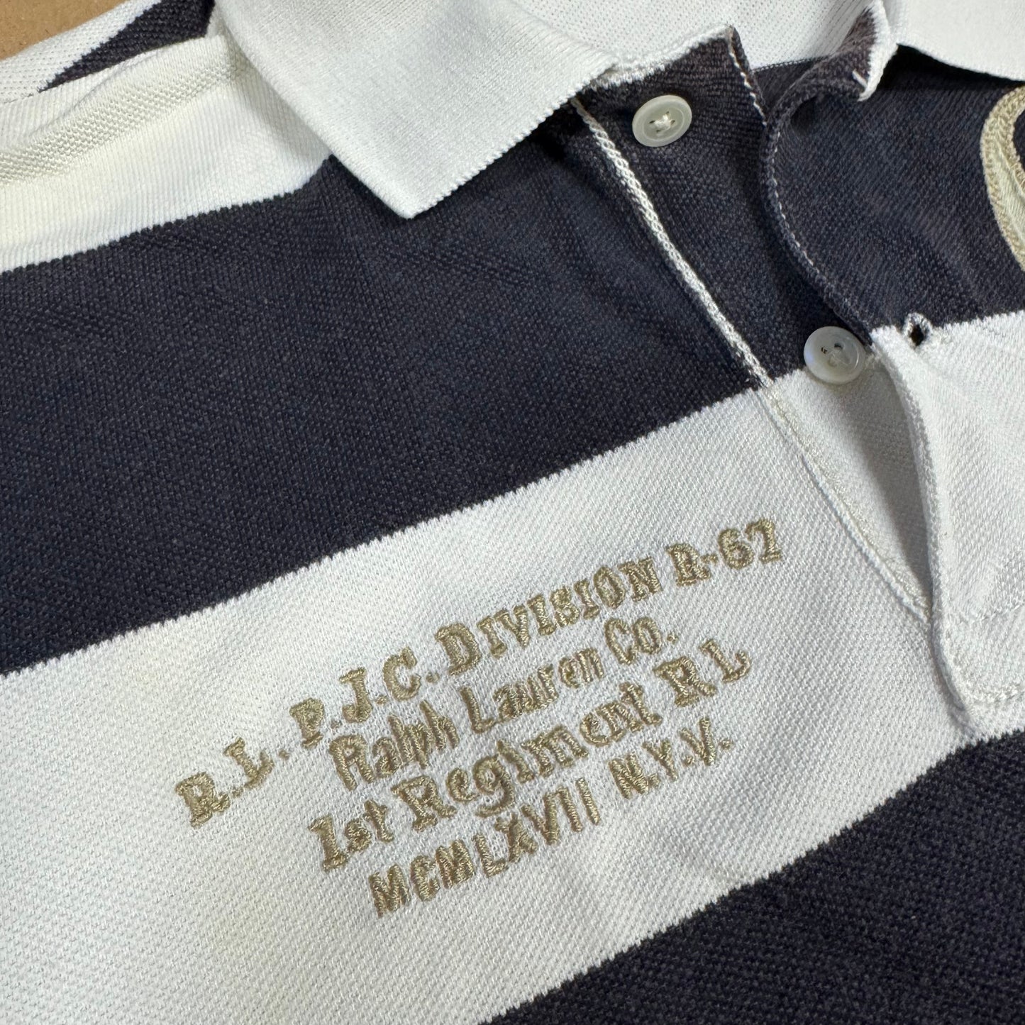 Polo Ralph Lauren Jeans Co. 6 7 striped vintage polo