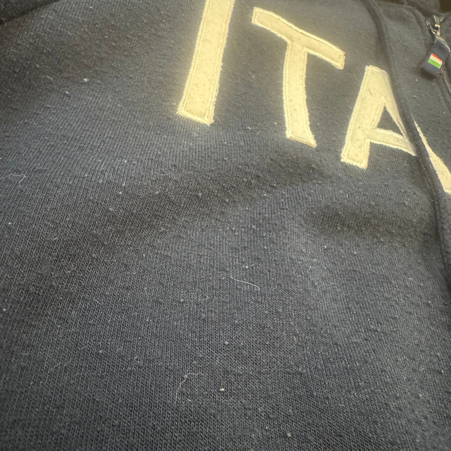 Italia streetwear zipped hoodie