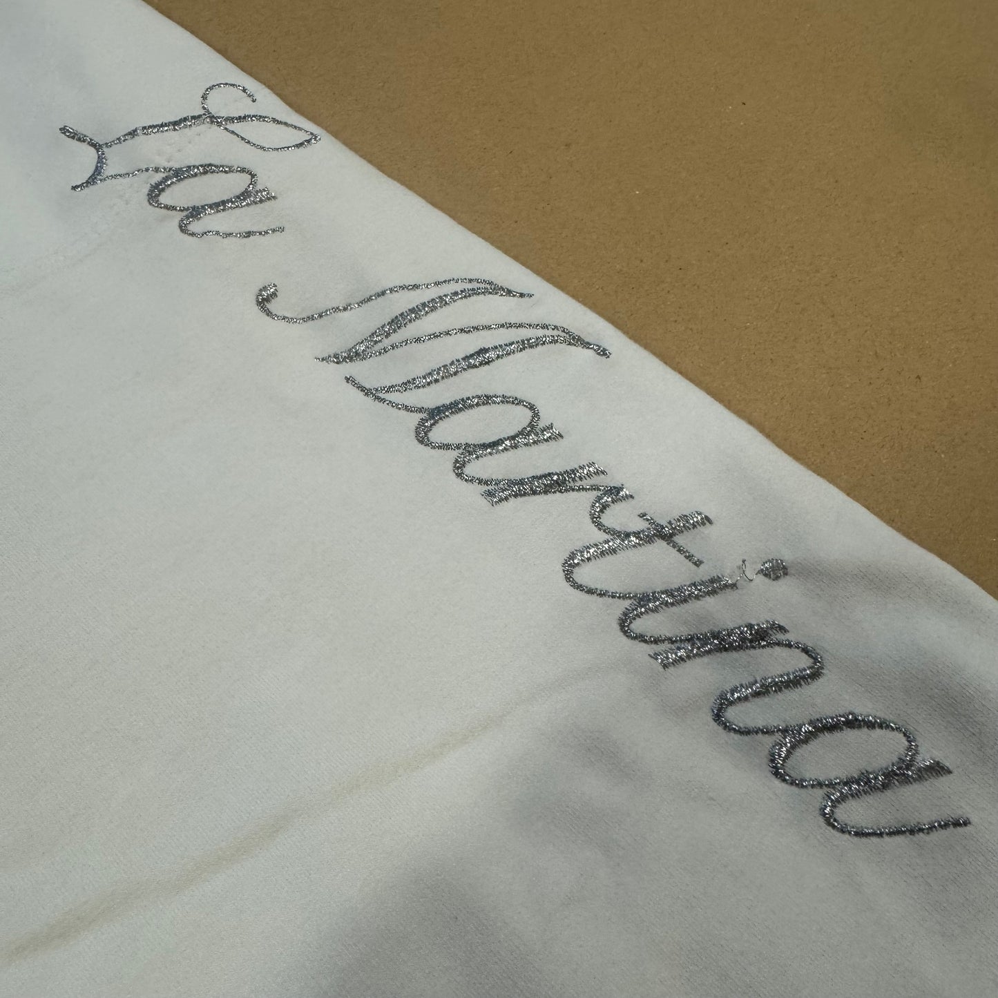 La Martina cotton white jogging pants