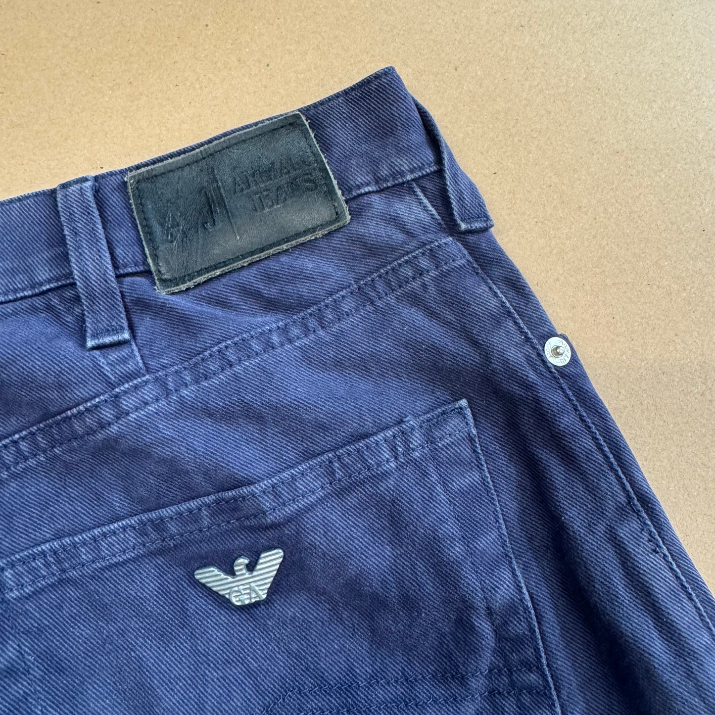 Armani Jeans classic blue straight leg