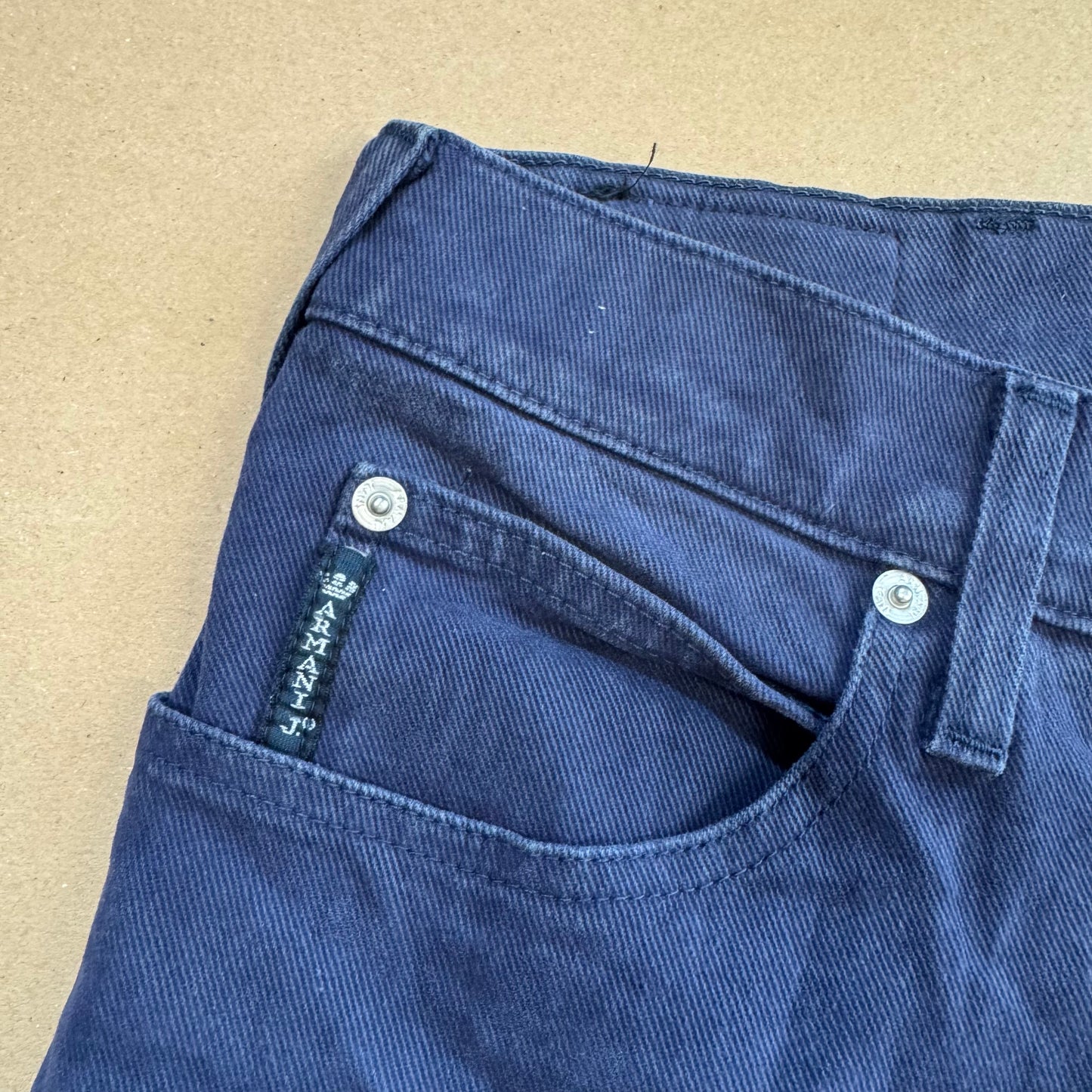 Armani Jeans classic blue straight leg
