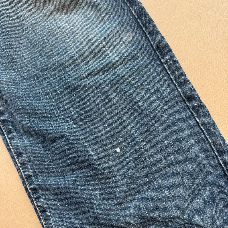 Detailansicht: Sourced limited accessories and clothes Vintage Giorgio Armani straight leg jeans – Logo, Nähte oder Material