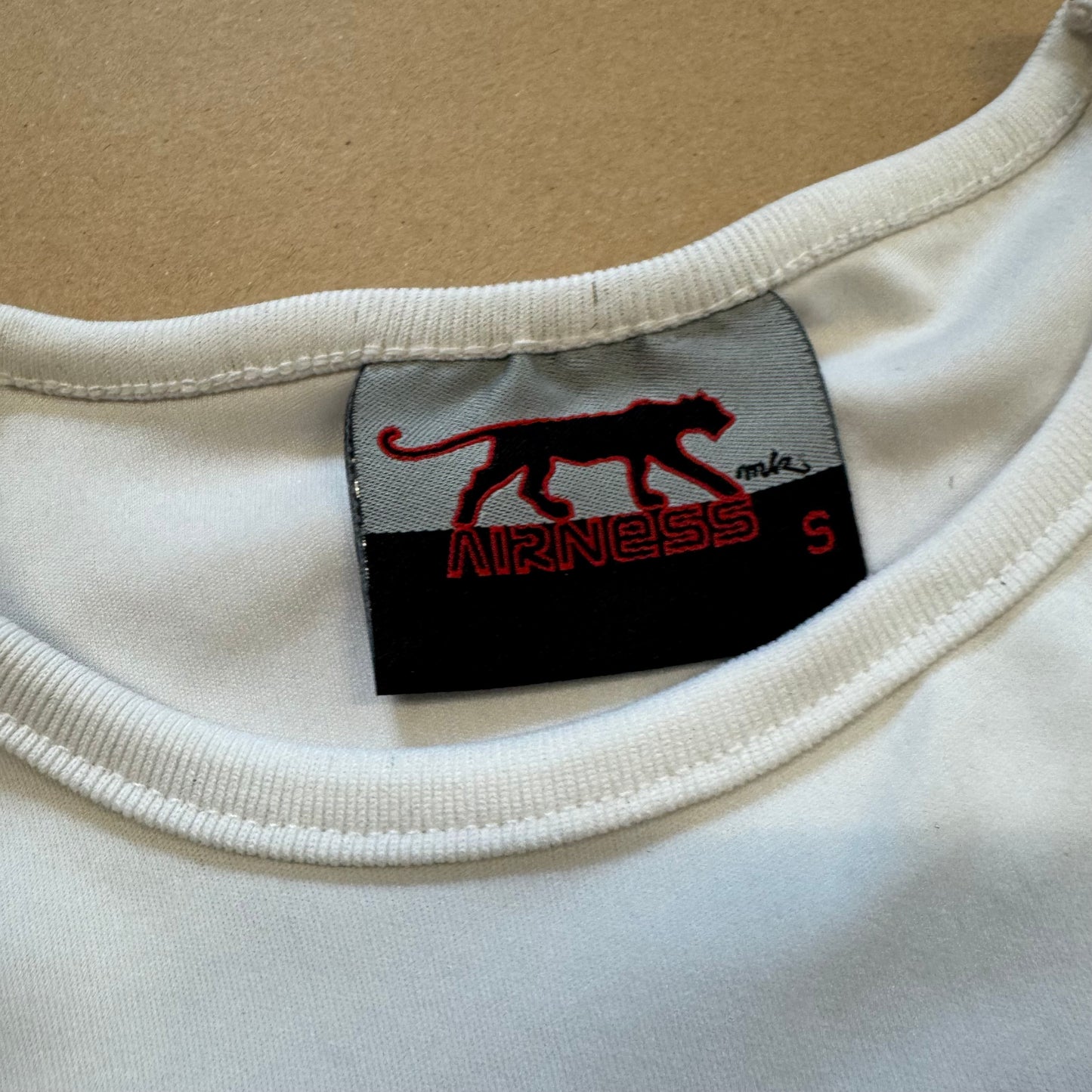Airness streetwear style white tank top