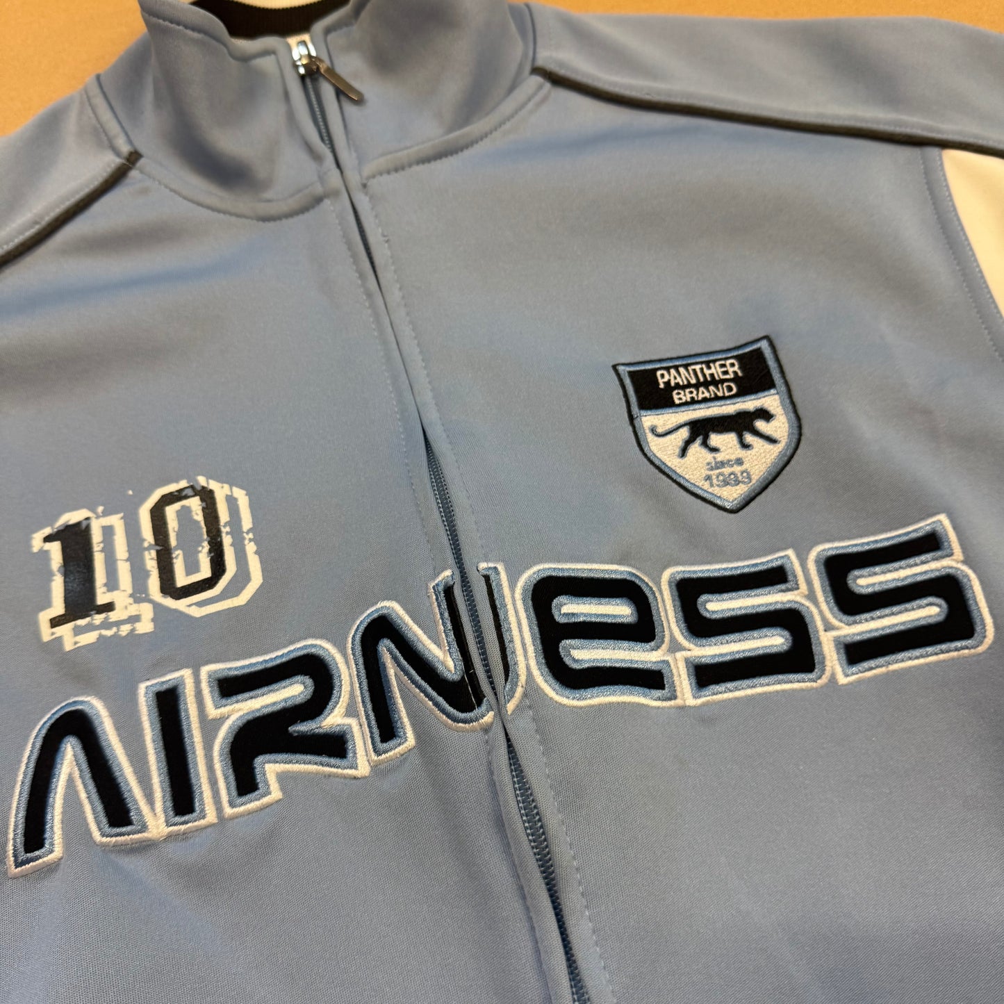 Airness Number 10 streetwear sky blue track jacket
