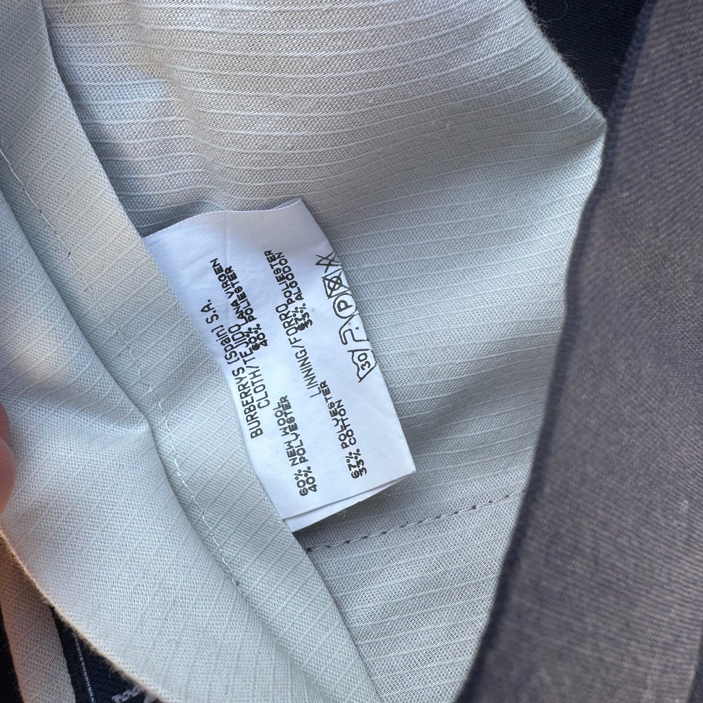 Burberry’s vintage wool dress pants