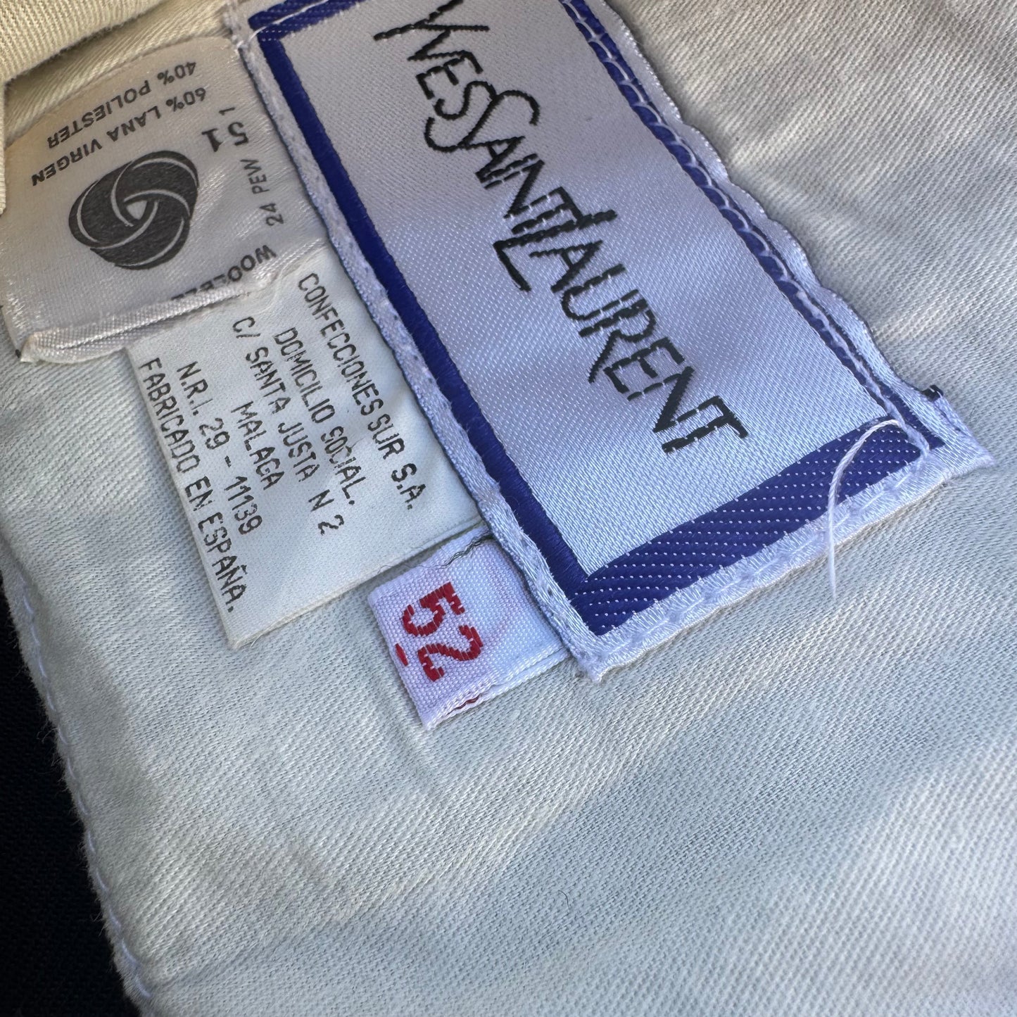 Yves Saint Laurent vintage wool dress pants