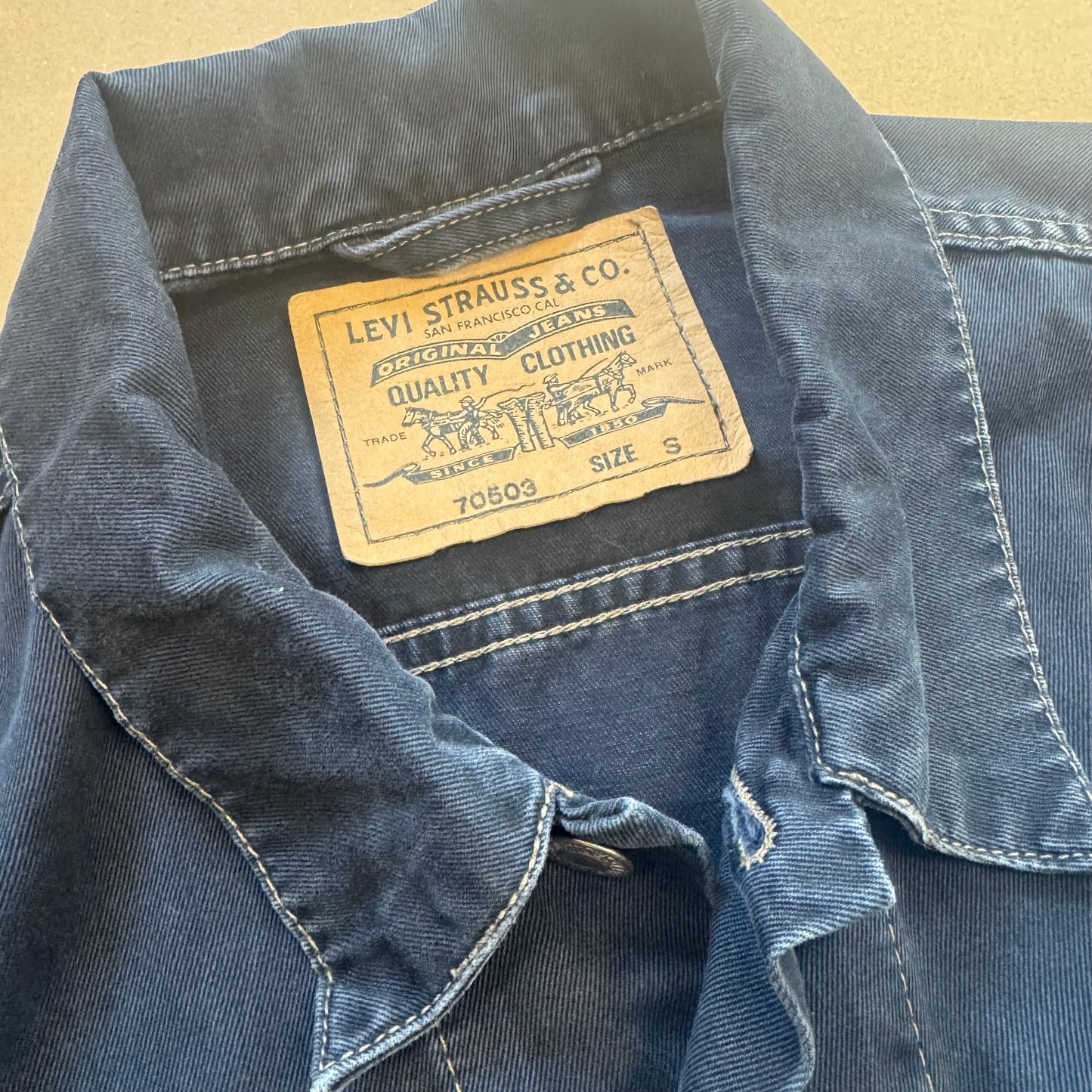 Levi Strauss classic navy blue jacket