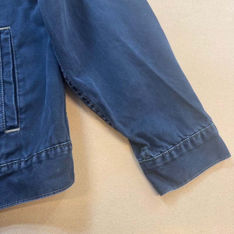 Detailansicht: Sourced limited accessories and clothes Levi Strauss classic navy blue jacket – Logo, Nähte oder Material