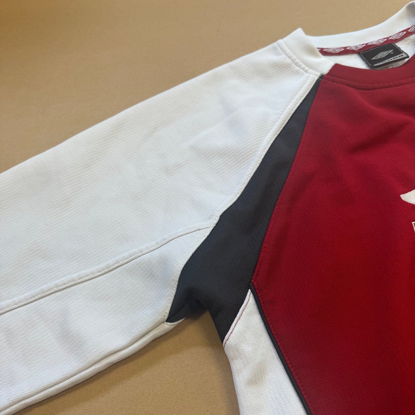 Umbro vintage red and white sweatshirt