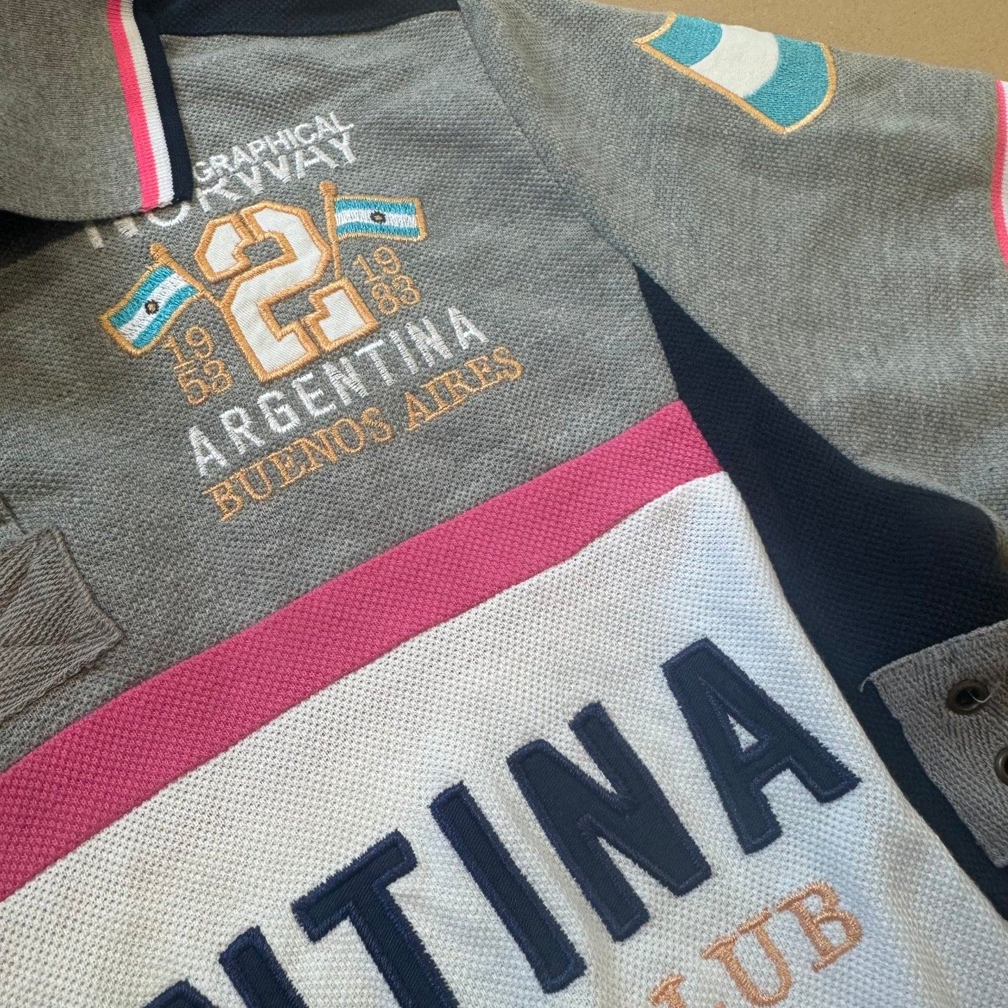 Vintage Buenos Aires Argentina poloshirt