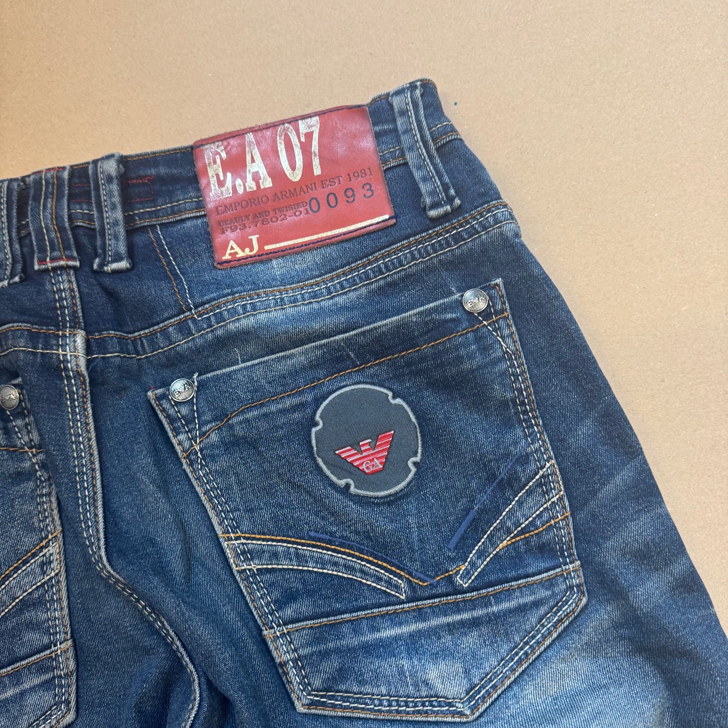 Giorgio Armani classic denim jeans