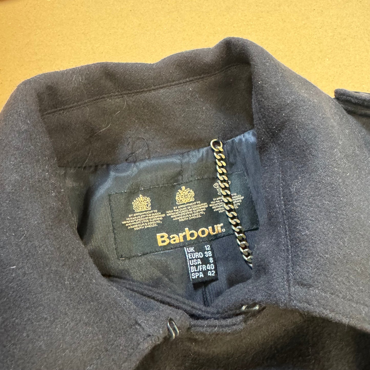 Barbour trench coat