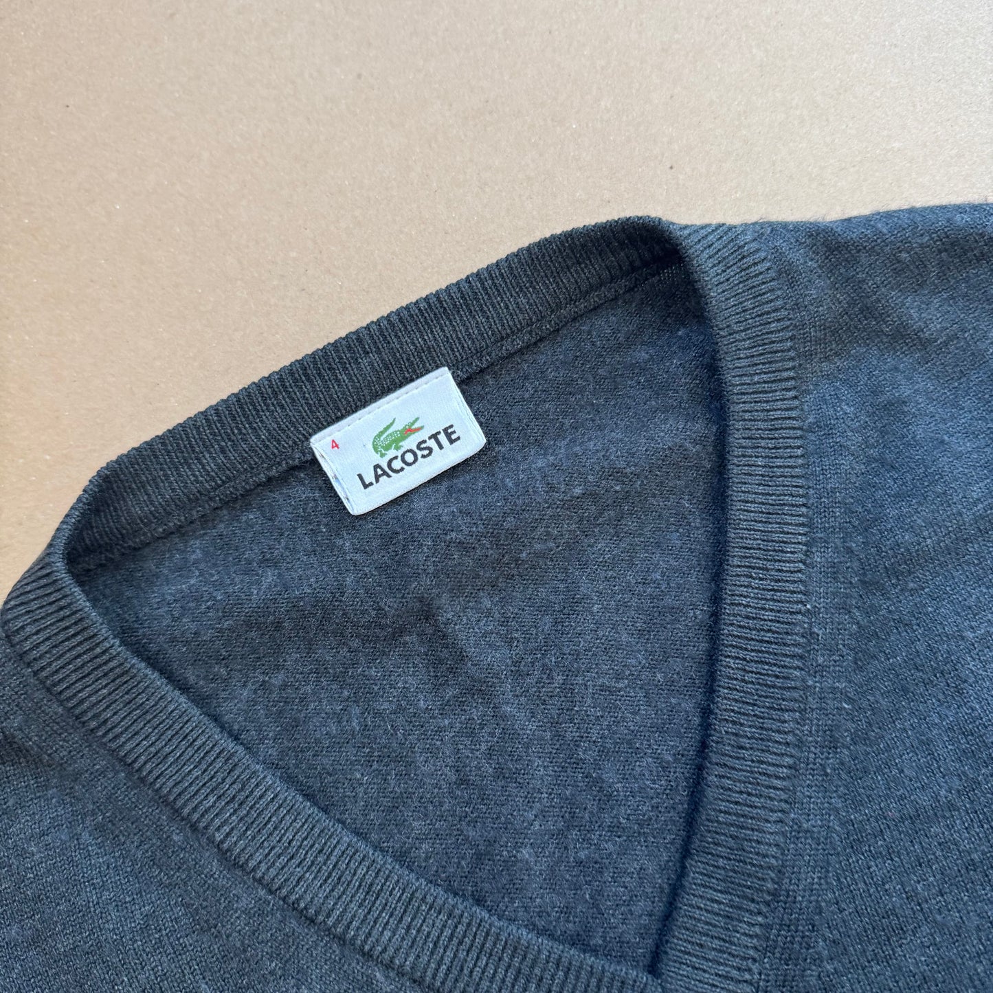 Vintage Lacoste v-neck sweatshirt