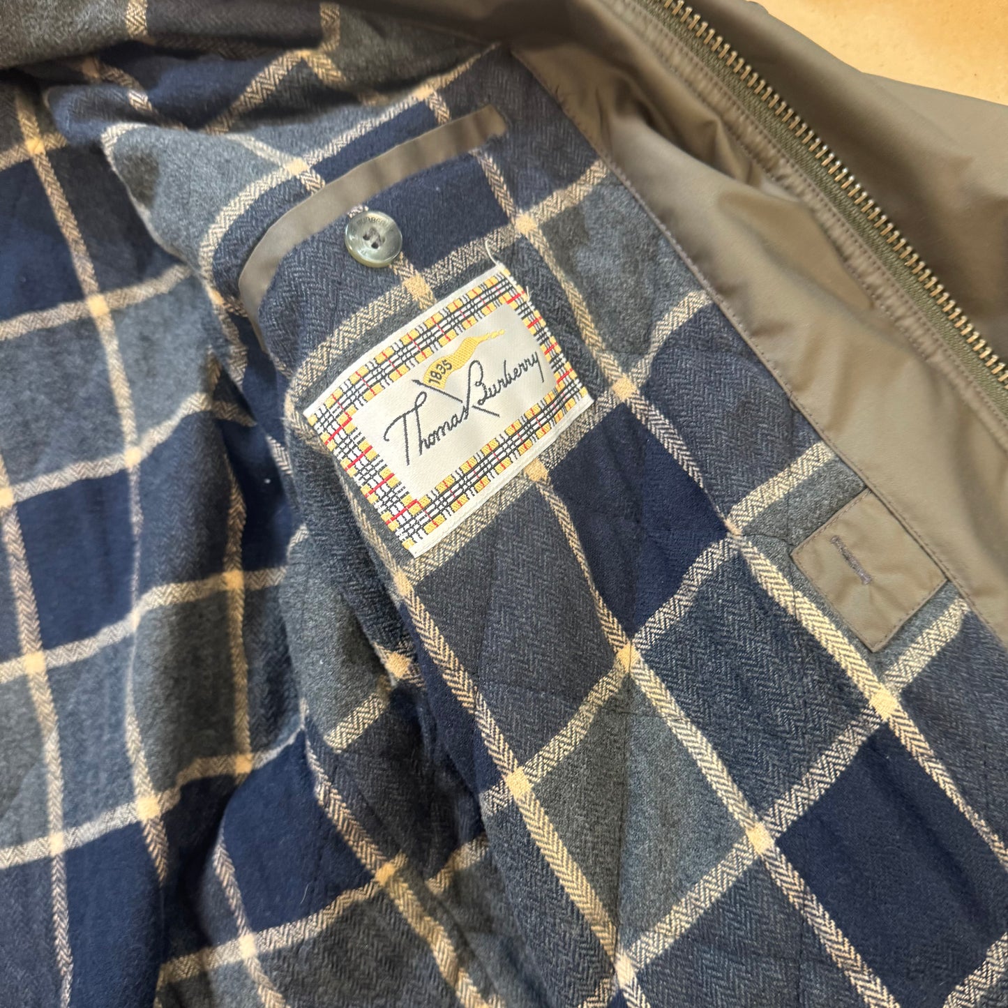 Thomas Burberry classic long rainjacket