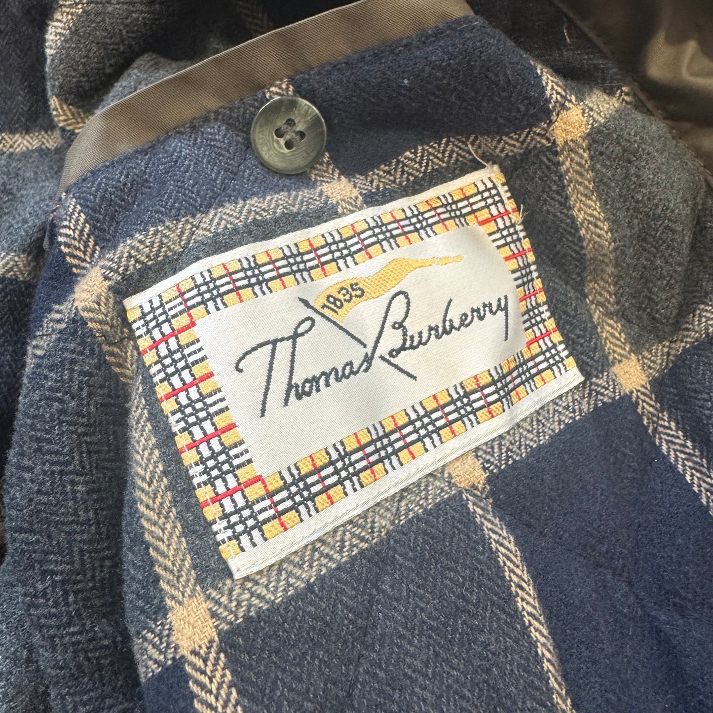 Thomas Burberry classic long rainjacket