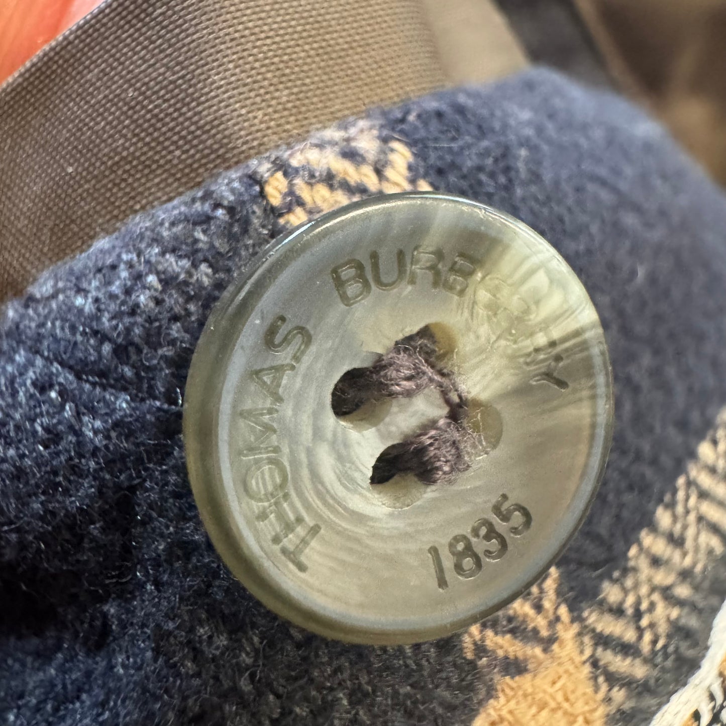 Thomas Burberry classic long rainjacket