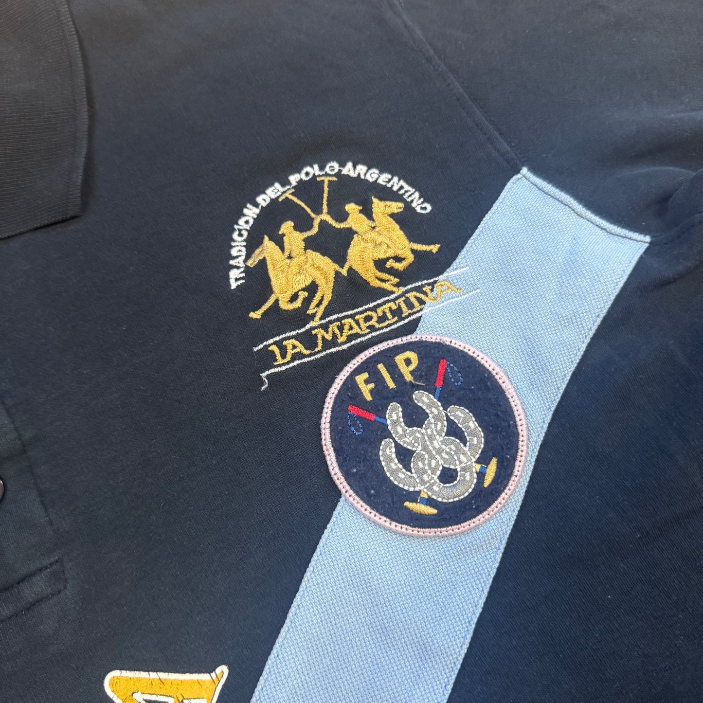 La Martina Argentina streetwear long sleeve poloshirt