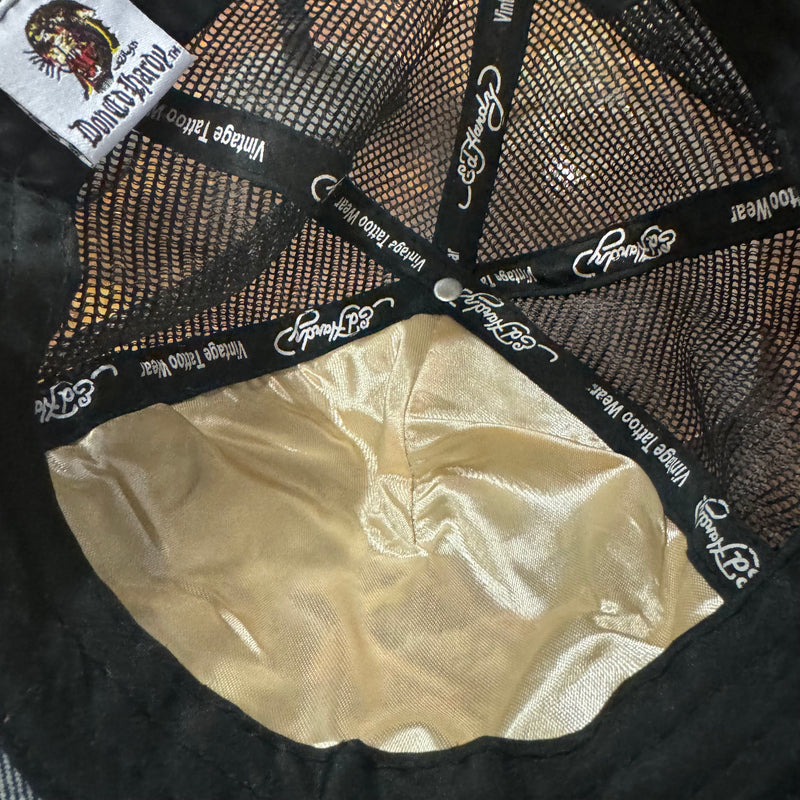 Detailansicht: Sourced limited accessories and clothes Ed Hardy cap – Logo, Nähte oder Material
