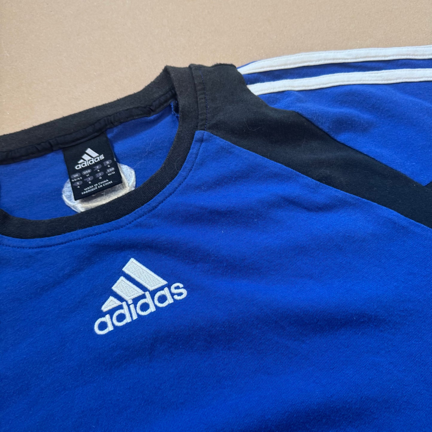 Adidas vintage blue basketball t-shirt