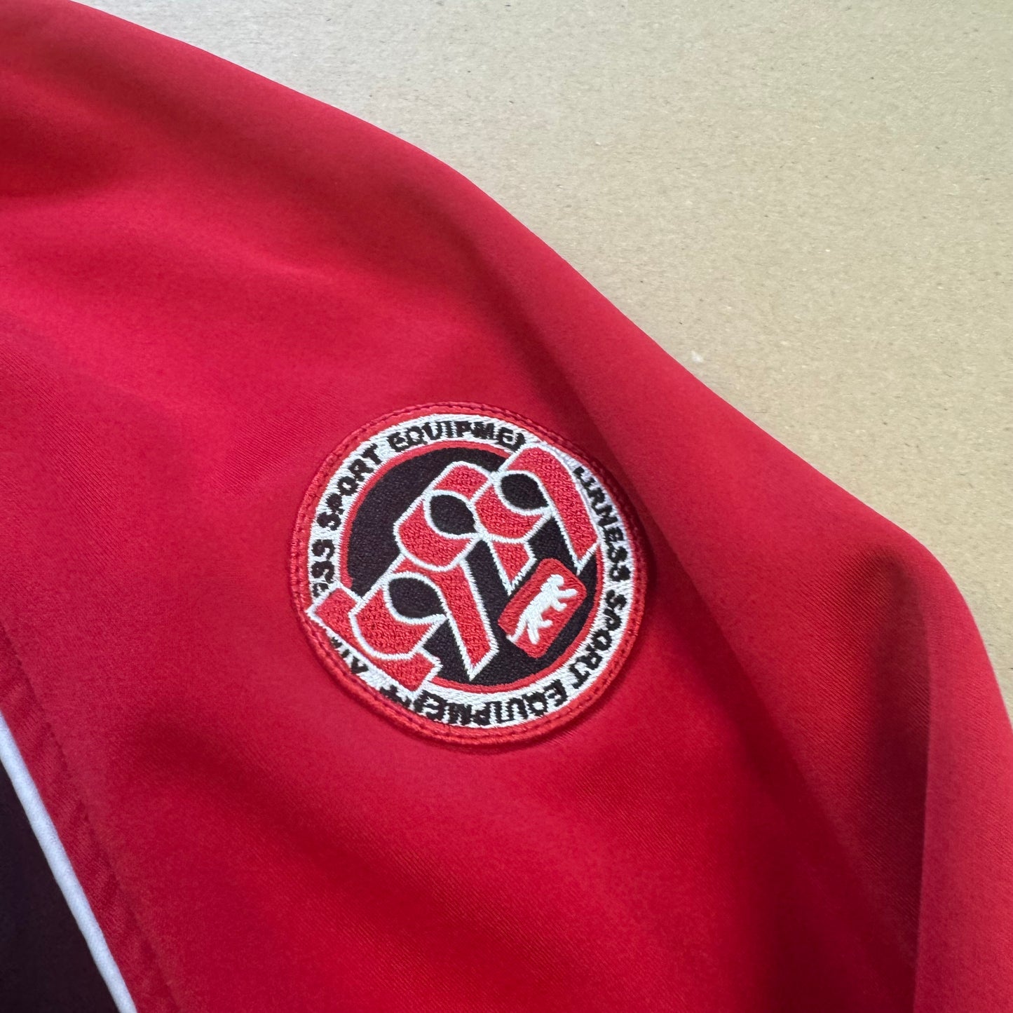Airness football thick red trackjacket