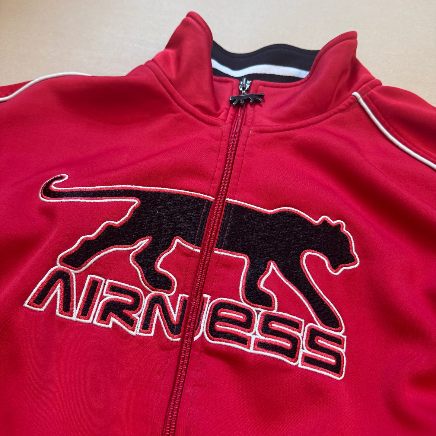 Airness football thick red trackjacket