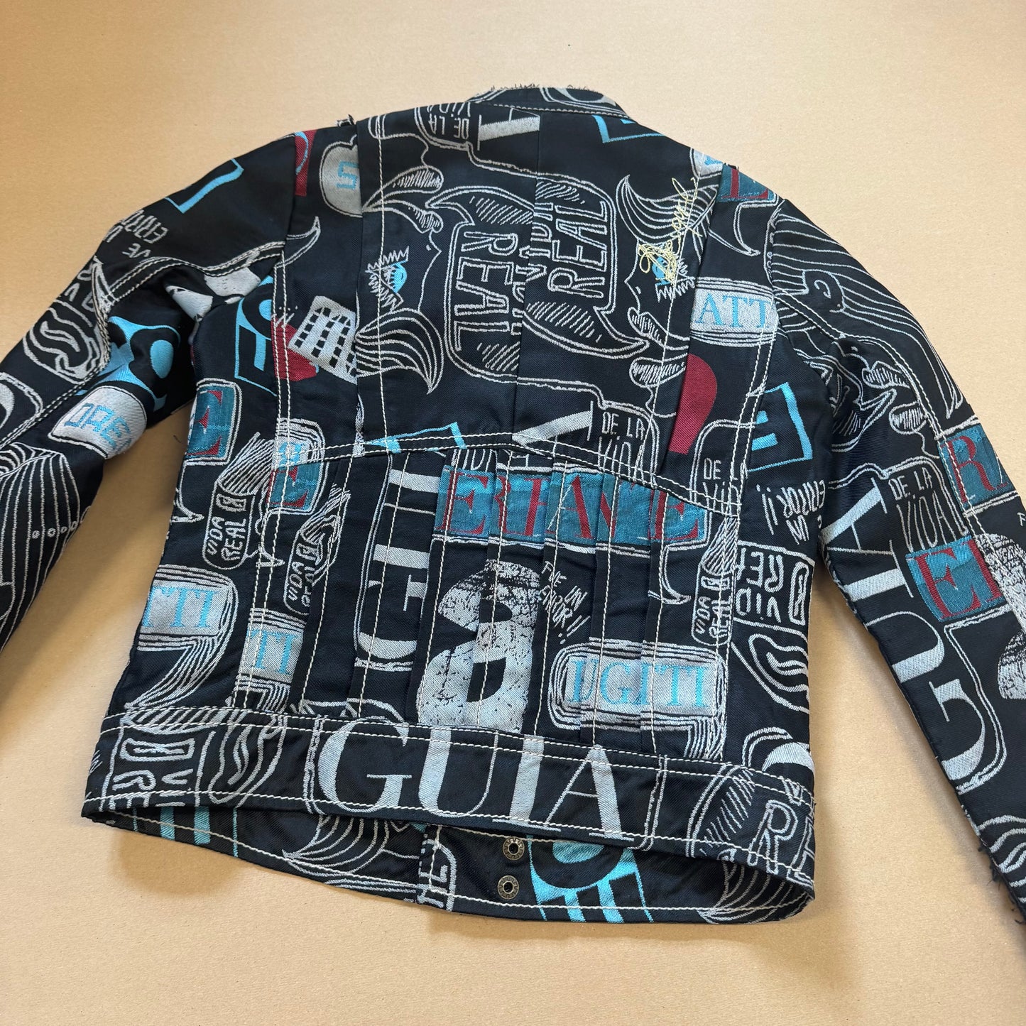 "Vida Real" Desigual embroidered jacket