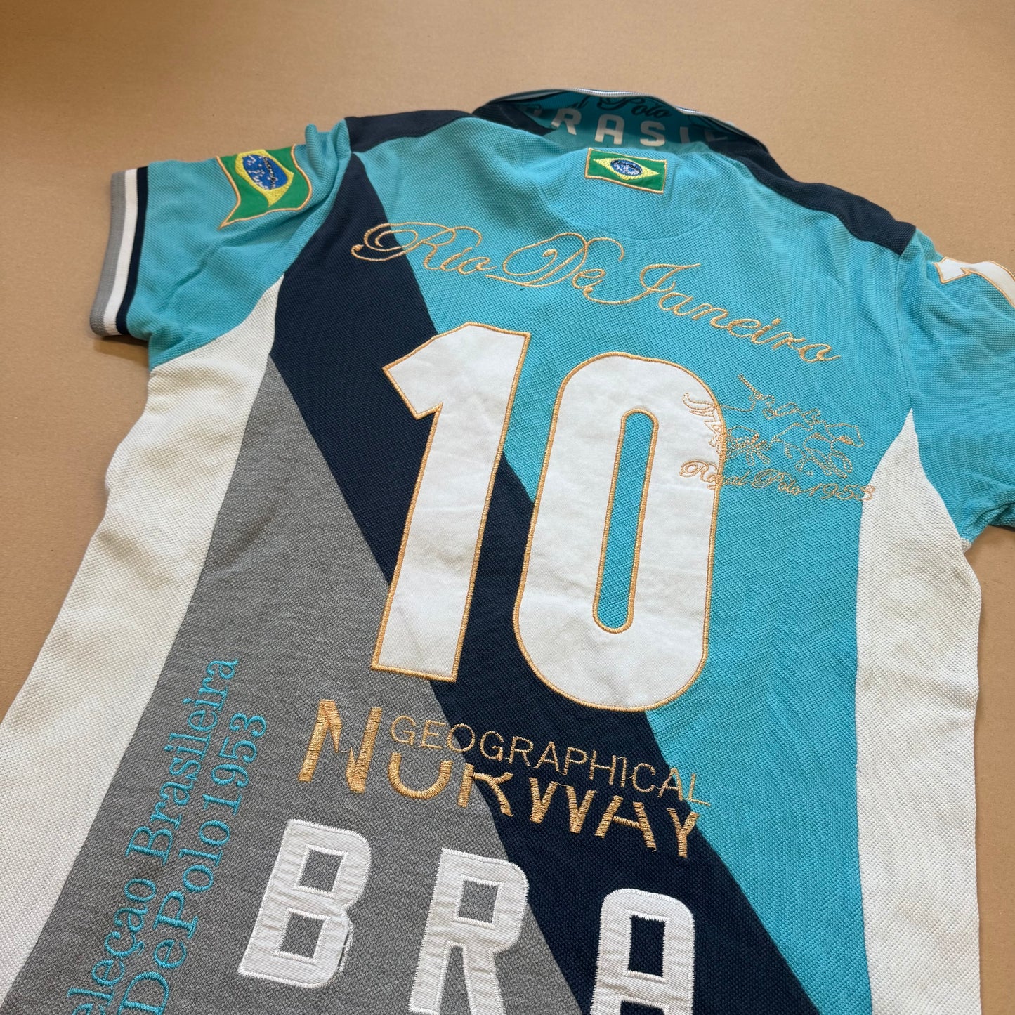 Vintage Brazil Royal Polo Team shirt