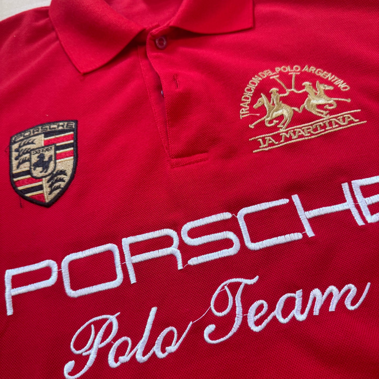 La Martina Porsche 2013 streetwear style poloshirt