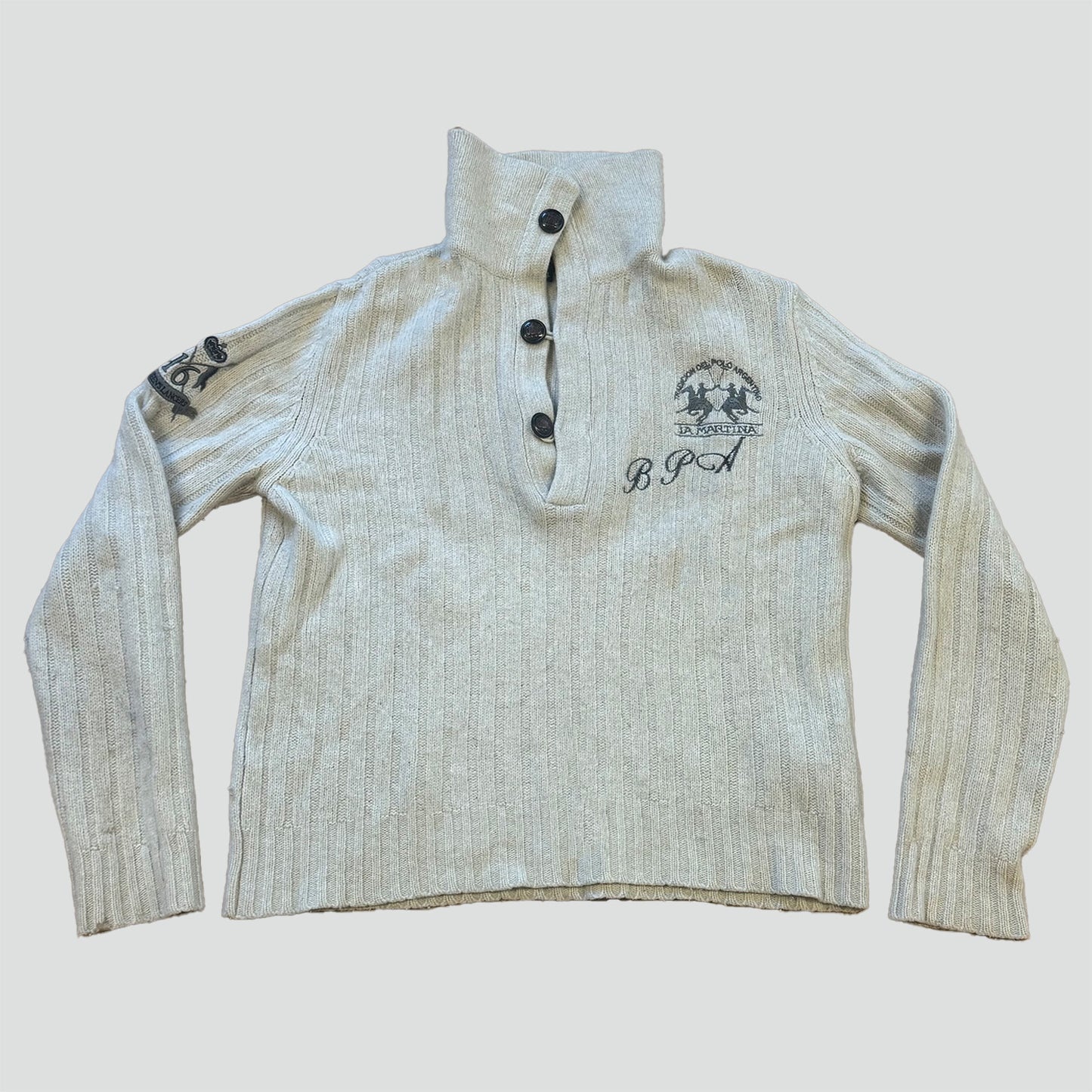 Knitted La Martina roll-neck jumper used