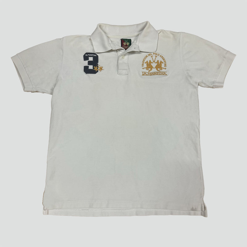 Sourced limited accessories and clothes La Martina white polo – Secondhand Streetwear