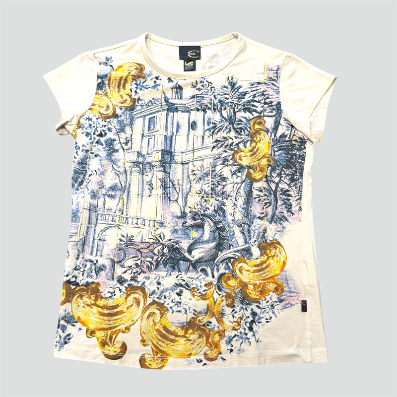 Sourced limited accessories and clothes Cavalli vintage painted t-shirt – Secondhand Streetwear