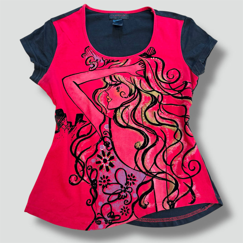Sourced limited accessories and clothes Vintage Custo Barcelona arts summer t-shirt – Secondhand Streetwear